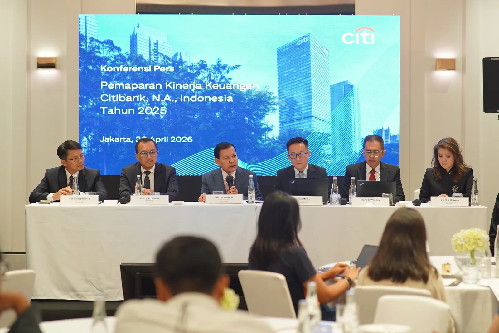 Citibank Indonesia press conference